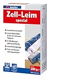 Baufan Zell-Leim spezial - 200g I Kunstharzverstärkter Spezial Tapetenkleister...