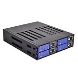 Fantec Laufwerksgehäuse MR-SA1041 (SAS & SATA 1x 13,34cm (5,25 Zoll) 4X 6,35cm...