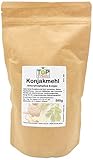 TOPFRUITS Konjakmehl 500g Glucomannan Pulver - extra fein gemahlen - 36000 cps -...
