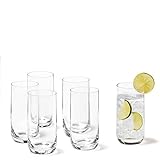 Leonardo Daily Trink-Gläser, 6er Set, spülmaschinenfeste Wasser, geradlinige...