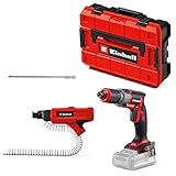 Einhell Professional Akku-Trockenbauschrauber TP-DY 18 Li BL + Magazine Power...