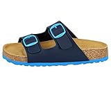 Lico Jungen BIOLINE KIDS Pantoletten, Marine/ Blau, 34 EU