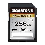 GIGASTONE Kamera Pro 256GB SDXC Speicherkarte bis zu 100 MB/S. Digitalkameras...