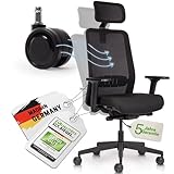 YOS S5 | Ergonomischer Bürostuhl gegen Rückenschmerzen | Netzrücken mit...