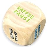 MIJOMA 1 Stück Entscheidungswürfel aus Holz für Berufsalltag, 3x3x3cm,...