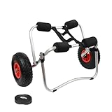 TRUTZHOLM Kajakwagen klappbar aus Aluminium mit Schaumstoff-Polsterung...