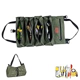 Werkzeug Rolltasche,Werkzeugtasche Klein,Canvas Schraubenschlüssel...