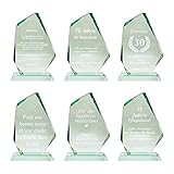 JSSC Neugart GmbH Glaspokal, Glastrophäe, Glasfels aus Jadeglas (Textgravur,...