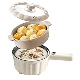 Elektrische Hot Pot Topf 2L Mit Dampfgarer, Elektrischer Hot Pot, Mini Antihaft...