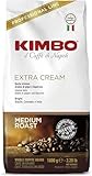 Kimbo Kaffeebohnen – 1 Packung à 1000 g – Extra Cream-Mischung, Noten von...