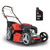 Scheppach Benzin Rasenmäher MS230-53 mit Radantrieb | 53cm Schnittbreite | 65L...