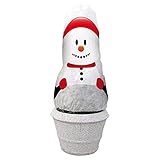NOOR Winterschutz Vlieshaube Schneemann B 130 x H 160cm I Frostschutzhaube für...