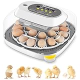 Sailnovo Brutautomat Vollautomatisch für 24 Eier, 4 Modi Brutmaschine Inkubator...
