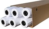 CABRO 513914-50 Qualitäts-Plotterpapier, 6 Rollen, 90 g, 914mm x 50m für...