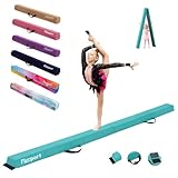 FBSPORT 240CM Faltender Schwebebalken, Gymnastik Balance Balken, Gymnastikboden...