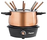 Bestron elektrische Fondue Set für bis zu 8 Personen, mit 8x Fonduegabeln &...