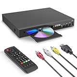 Blu-ray Player für TV, Kompakt Blu-ray-Disc-Player 1080P DVD-Player mit...