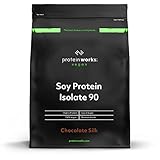 Protein Works Soja Protein 90 Isolat | Chocolate Silk | 100% Vegan, aus...