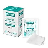 Medrull Kompressen nicht gewebt STERIL ULTRASOFT Wundauflagen 4-lagig 5cm x 5cm...