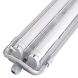 proventa® EasyBudget LED-Feuchtraumleuchte IP65 150cm 48W 2x Röhre...