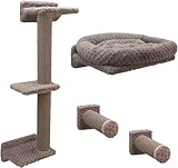 Kerbl Kletterwand Monte Alpi (Farbe Taupe, max. Belastbarkeit 10 kg, 8-Teilig,...