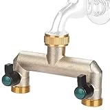 Kleemeiero 2-Wege Wasserverteiler für gleichzeitigen Anschluss von Zwei...