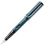 LAMY AL-star leichter Füllhalter 0D4 aus Aluminium in petrol mit ergonomischem...