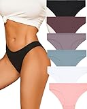 ALL OF ME 6er Pack Unterhosen Damen Baumwolle Unterwäsche Frauen Slip Baumwoll...