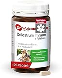 Dr. Wolz Colostrum Immun + Folsäure¹ - 125 Kapseln - Hochwertiges Kolostrum...