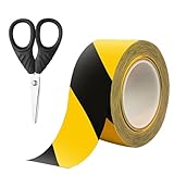 WangChaoJiu Klebeband Gelb Schwarz, 33m x 5cm Absperrband Gelb Schwarz,...