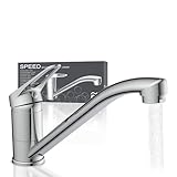 EISL Spültischarmatur SPEED, 360° schwenkbarer Wasserhahn Küche, ideale...