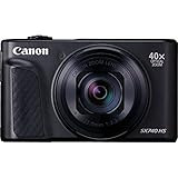 Canon SX740 HS PowerShot Digitalkamera Schwarz - Praktische Kompaktkamera mit 4K...