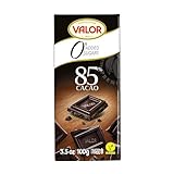 Chocolates Valor Dunkle Schokolade 85% Kakao ohne Zucker (Vegan, Glutenfrei,...