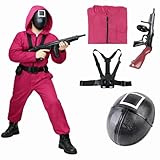 TK Gruppe Timo Klingler The Game squid Kostüm - für Halloween, Fasching &...