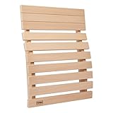 VIAMO® Sauna Rückenlehne aus Abachiholz 49,5 x 39,5 cm…