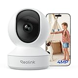 Reolink 2K 4MP WLAN Überwachungskamera Innen, 360°-Ansicht Baby Monitor mit...