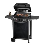 Topwish Gasgrill 2 Brenner, Klein für Balkon, Outdoor Grillwagen Mit...