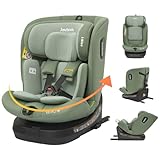 Jovikids 360° Drehbar Kindersitz mit ISOFIX und Ruheposition, i-Size (ECE R129)...