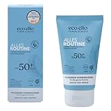 eco elio LSF 50+ nachhaltige Sonnencreme 75ml 'Alles Routine' I Sonnencreme ohne...