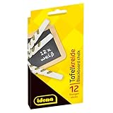 Tafelkreide weiß mit Papiergriffschutz - eine Packung - Idena