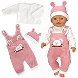 YHGETSUM Kleidung Outfits für Baby Puppen Kleidung Puppenkleidung 35-43 cm...