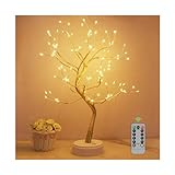 Kinamy LED Lichterbaum, 108 LED Deko Lampe Leuchtzweige 8 Modi Dimmbar, Led Baum...