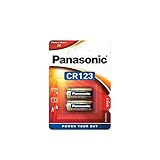 Panasonic CR123 zylindrische Lithium-Batterie für leichte Geräte mit hohem...