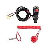 WOOSTAR 7/8' 22mm Lenker 2 Draht Tether Kill Schalter Ersatz für 110cc 125cc...