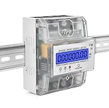 230 / 400V 5-100A Stromzähler 3 Phasen Zeitschaltuhr Stromzähler Hutschiene...