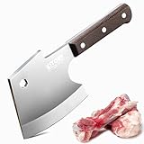 Kitory Hackmesser 15 cm Klinge, Küchenbeil für gefrorenes Fleisch und große...