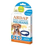 ARDAP Zecken- & Flohschutzhalsband für Hunde bis 25kg - Bis zu 4 Monate...