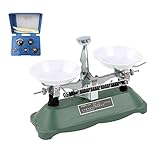 KAKASEA Mechanische Laborwaage mit Gewichten, Physik, Doppelwaage, Tablettwaage,...