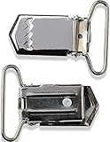 Prym 405.228 405228-1 Hosenträger Clips, Stahllegierung, Silber, Einheits...