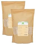 Flohsamenschalen 1 kg (2X500g) - natürliche Ballaststoffe von der Grünen...